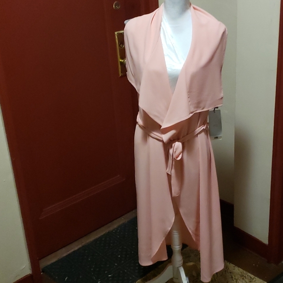 iris Sweaters - IRIS Long Sleeve Blush Cardigan Size Medium